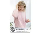 Uśmiechnięta blondynka w pastelowym sweterku z kolorowymi nitkami. Dowiedz się, ile włóczki na sweter damski potrzebujesz do stworzenia podobnego.