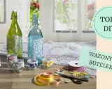 Inspiracje, jak ozdobić butelkę i stworzyć piękne wazony DIY. Wstążki, koronki i guziki czekają na kreatywne pomysły.