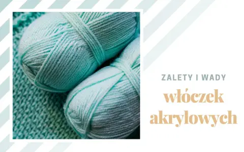 Dwa motki turkusowej włóczki akrylowej, idealnej do tworzenia ciepłych swetrów i akcesoriów.