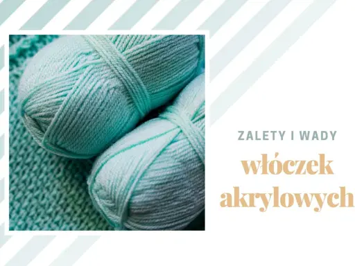 Dwa motki turkusowej włóczki akrylowej, idealnej do tworzenia ciepłych swetrów i akcesoriów.