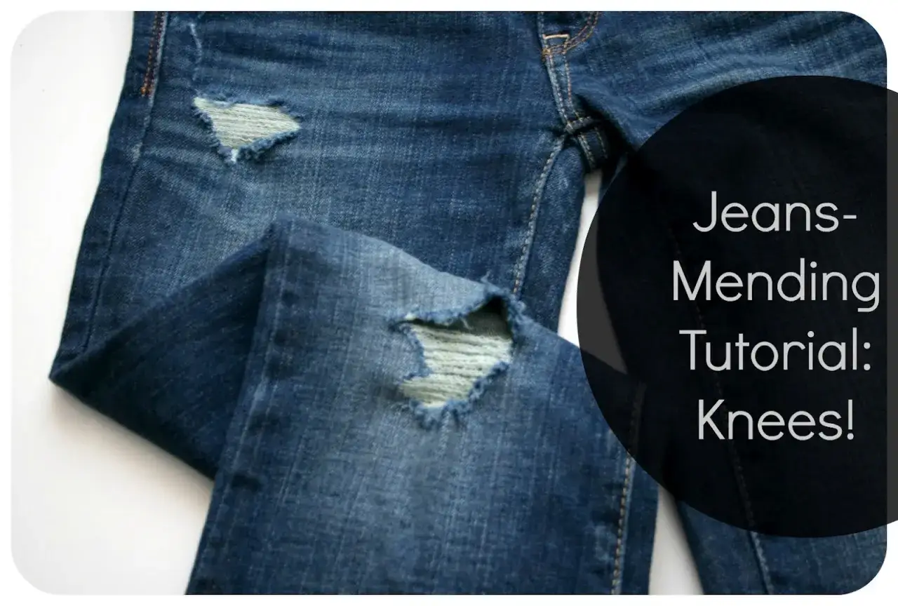 Jak naprawić przetarte spodnie na kolanie? Tutorial pokaże, jak odnowić jeansy.